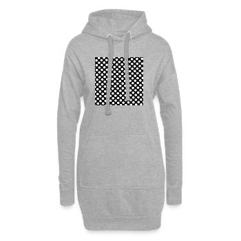  Hintergrund Textur Vorlage personalisieren - Hoodie-Kleid - Grau meliert - Vorne