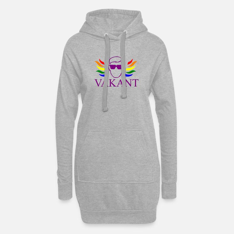 Vacant / Vacant Type - Hoodie Dress - heather grey