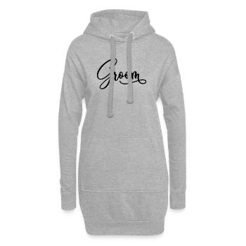 Marié Cool Assorti Couple Fête de mariage Mariage - Sweat-shirt à capuche long Femme - gris chiné - Devant