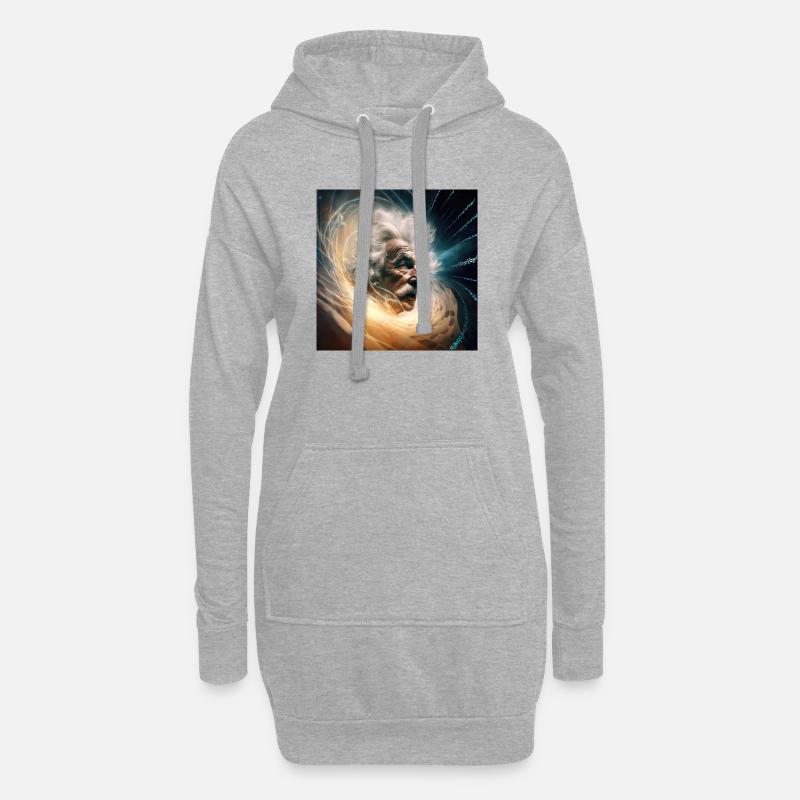 Albert MC2 - Hoodie-Kleid - Grau meliert