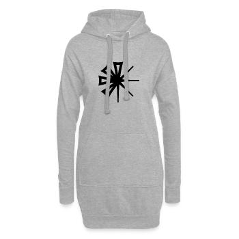 Sumer Mythology - Sumerian God Goddess Symbol - Hoodie Dress - heather grey - Front
