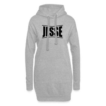 Name T-Shirt Jesse T-Shirt Geschenkidee - Hoodie-Kleid - Grau meliert - Vorne