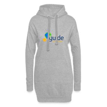 Guide touristique - Sweat-shirt à capuche long Femme - gris chiné - Devant