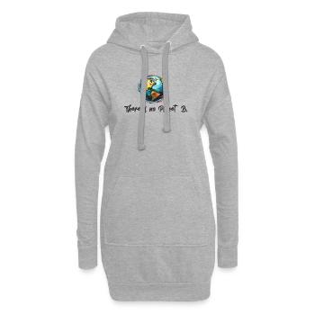Protection du climat No Planet B - Sweat-shirt à capuche long Femme - gris chiné - Devant