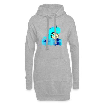 KINDER WASSERBALL DINOSAURIER SCHWIMMBAD - Hoodie-Kleid - Grau meliert - Vorne