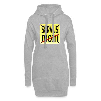UMZUG HAMBURG BAYERN - Hoodie-Kleid - Grau meliert - Vorne