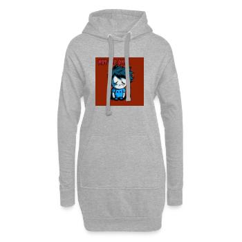 Geek - Nicht top 01 - Hoodie-Kleid - Grau meliert - Vorne