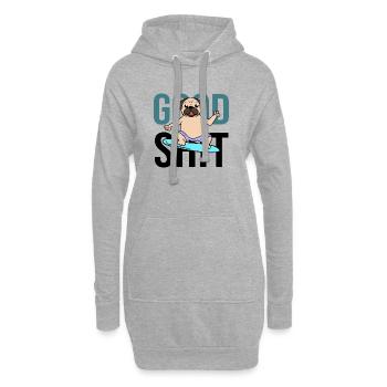 Déclaration de chien animal préféré Cuddly Toy Pets - Sweat-shirt à capuche long Femme - gris chiné - Devant