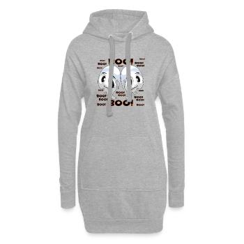FANTÔMES FANTÔMES COSTUMES D’HALLOWEEN POUR COUPLES - Sweat-shirt à capuche long Femme - gris chiné - Devant