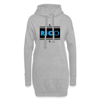 Rico - Hoodie-Kleid - Grau meliert - Vorne