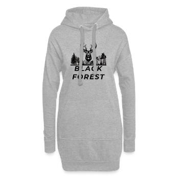 Black Forest - Hoodie-Kleid - Grau meliert - Vorne