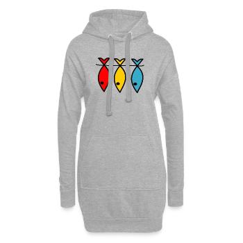 RUHESTAND. ALLES GUTE FÜR DEN RUHESTAND. ALLES GUTE FÜR DEN RUHESTAND - Hoodie-Kleid - Grau meliert - Vorne