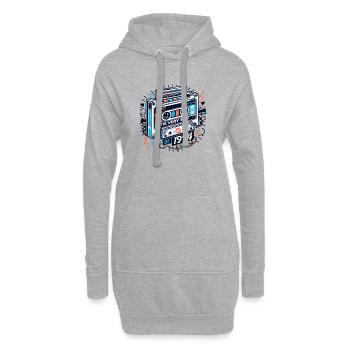 geburtstag very best of 1994 retro - Hoodie-Kleid - Grau meliert - Vorne