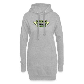 Camper Camping Statement Wanderer Wohnmobil Urlaub - Hoodie-Kleid - Grau meliert - Vorne