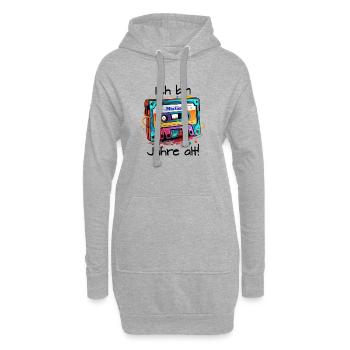 mixtape  - Hoodie-Kleid - Grau meliert - Vorne