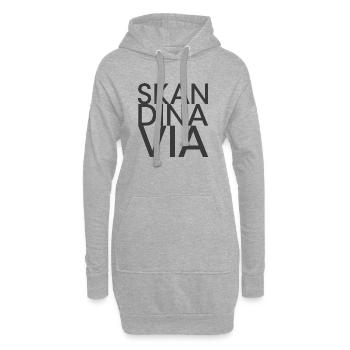 skandinavia Logo font Symbol Norden Team Icon - Hoodie-Kleid - Grau meliert - Vorne