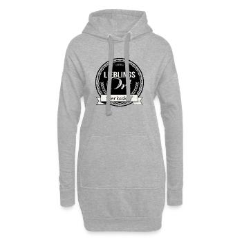 Lieblingsort Sierksdorf - Hoodie-Kleid - Grau meliert - Vorne