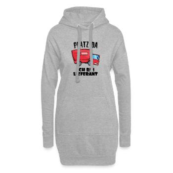 Zusteller Statement Job Arbeiter Arbeit Firma - Hoodie-Kleid - Grau meliert - Vorne