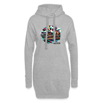 Olten - Hoodie-Kleid - Grau meliert - Vorne