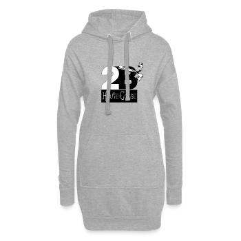Oberkorsika - Hoodie-Kleid - Grau meliert - Vorne