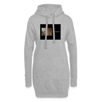 Streetwear WP - Sweat-shirt à capuche long Femme - gris chiné - Devant