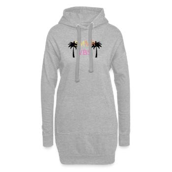 SOMMER Vibes - Hoodie-Kleid - Grau meliert - Vorne
