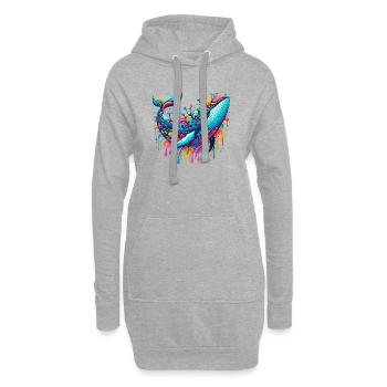 Wal - Hoodie-Kleid - Grau meliert - Vorne