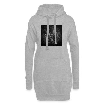 Bäume Herbst Bayern Eibsee Zugspitze Poster - Hoodie-Kleid - Grau meliert - Vorne