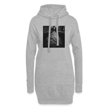 Freiburger Bächle Freiburg Wasserlauf Poster - Hoodie-Kleid - Grau meliert - Vorne