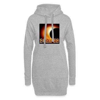 SONNENFINSTERNIS EKLIPSE ASTRONOMIE - Hoodie-Kleid - Grau meliert - Vorne