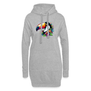 Tukan - Hoodie-Kleid - Grau meliert - Vorne