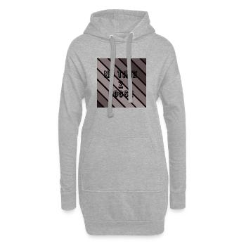 Pas de temps à perdre - Sweat-shirt à capuche long Femme - gris chiné - Devant
