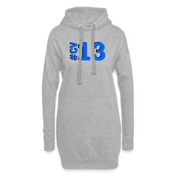 CV13-KARTON - Hoodie-Kleid - Grau meliert - Vorne