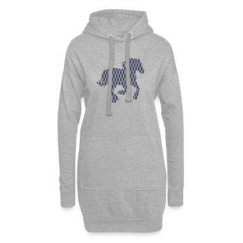 PFERD - Hoodie-Kleid - Grau meliert - Vorne
