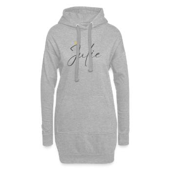 Chemise Princess Julie Crown Style Name - Sweat-shirt à capuche long Femme - gris chiné - Devant