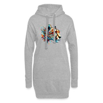 Gepard - Hoodie-Kleid - Grau meliert - Vorne