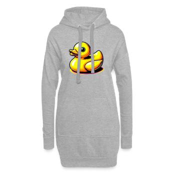 Caneton Canard Canard - Sweat-shirt à capuche long Femme - gris chiné - Devant