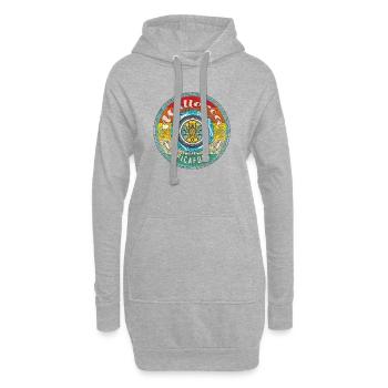 Mallorca Balearen can picafort - Hoodie-Kleid - Grau meliert - Vorne