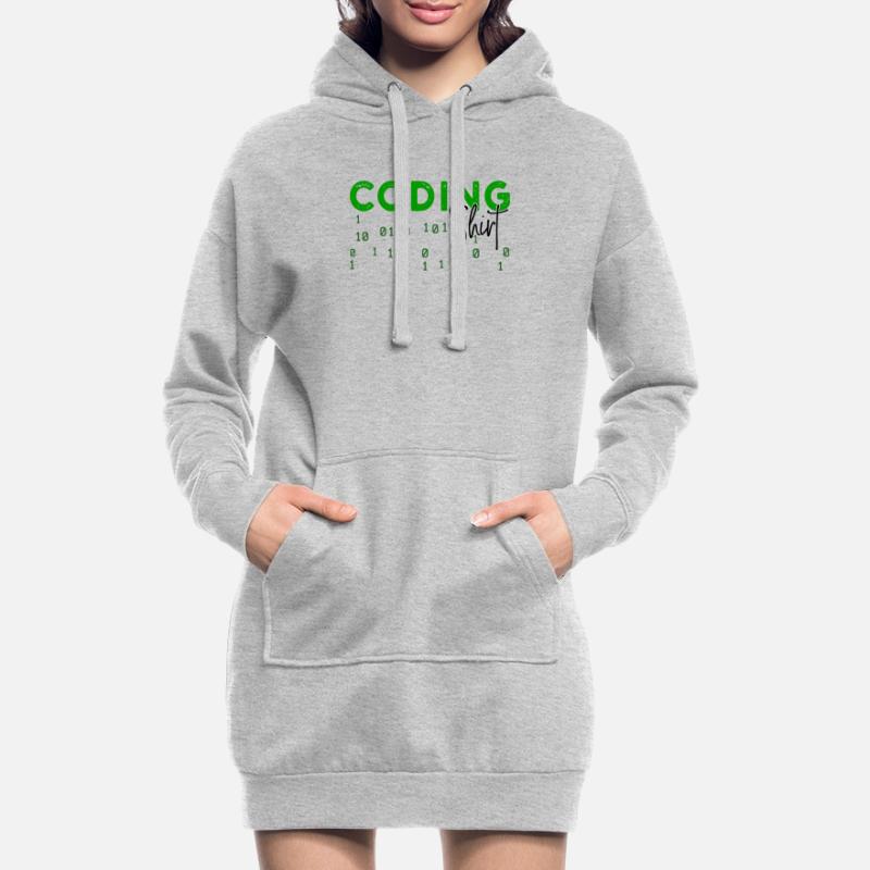 Coden Developer Programmierer Webentwickler Spruch Hoodie-Kleid