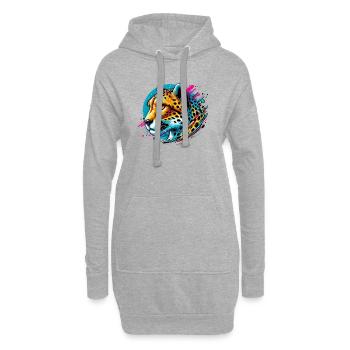 Gepard - Hoodie-Kleid - Grau meliert - Vorne