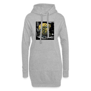 Everyday life - square - Hoodie-Kleid - Grau meliert - Vorne