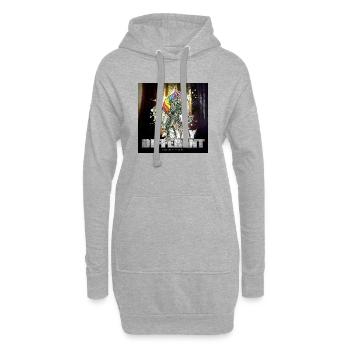 imperial unicorn - stay different - Hoodie-Kleid - Grau meliert - Vorne