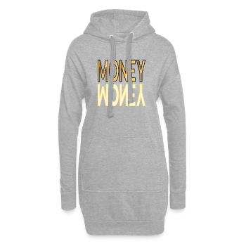 GELDVERMÖGEN - Hoodie-Kleid - Grau meliert - Vorne