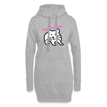 hiya hammy - Hoodie Dress - heather grey - Front
