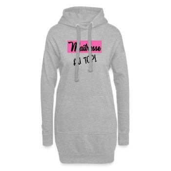 GELIEBTE. VIELEN DANK. DANKE HERRIN. GELIEBTE - Hoodie-Kleid - Grau meliert - Vorne