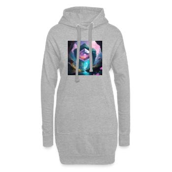 Magic Cave - Hoodie-Kleid - Grau meliert - Vorne