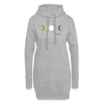 LGBTQ Pride Month - Keine Phase - Aromantic - Hoodie-Kleid - Grau meliert - Vorne