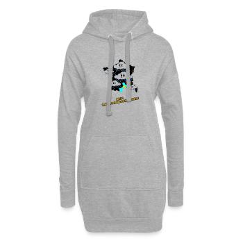 Languedoc Wetter - Roussillonnaise - Hoodie-Kleid - Grau meliert - Vorne