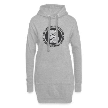 Australia Koala Comic Emblem Bear Animals Icon - Hoodie Dress - heather grey - Front