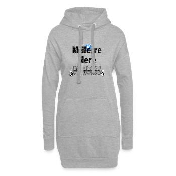 Meilleure Mère du Monde - Sweat-shirt à capuche long Femme - gris chiné - Devant